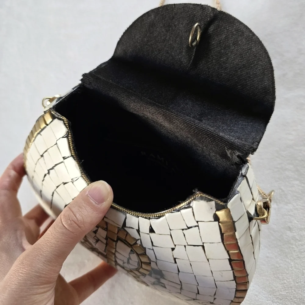 Ramla▪️Porte-Moi Mosaic Clutch Crossbody